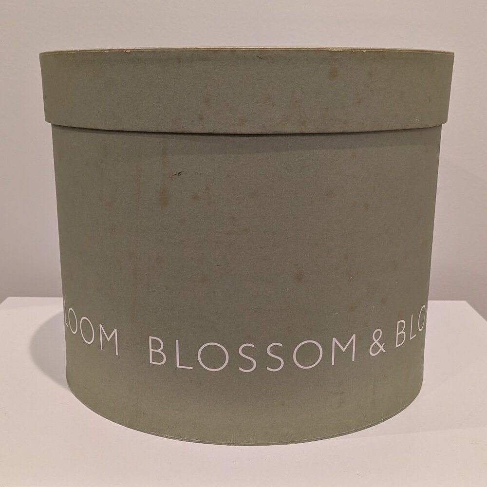 Decorative storage hat box, Blosson & Bloom